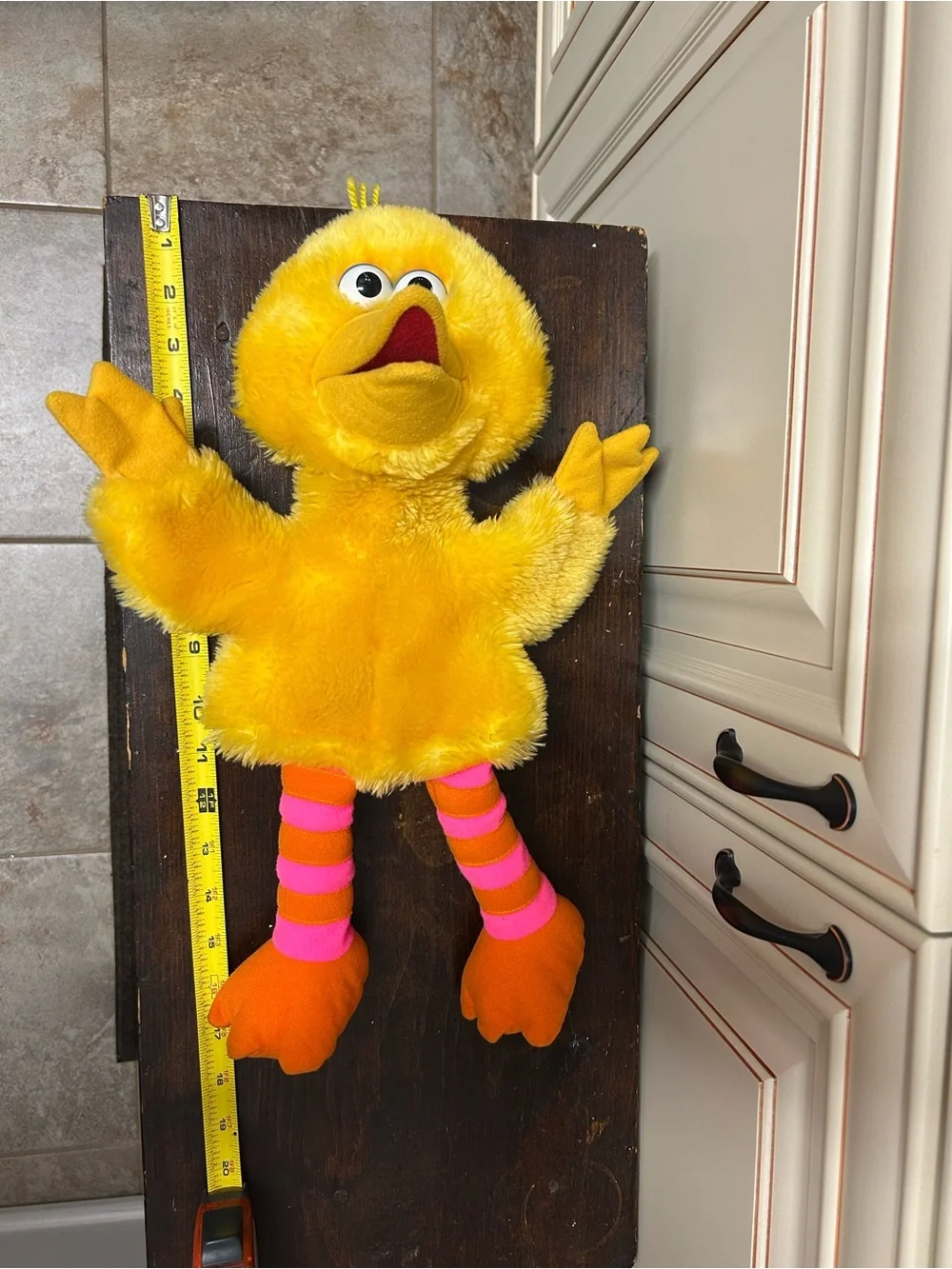 Vintage Big Bird Hand Puppet By Applause